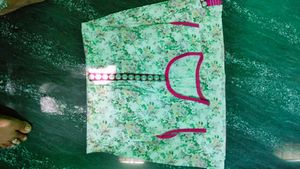 New Dark Pink And White Umbrella Top