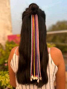 Colorful Braided Hair Tie💚