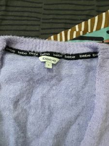 Bebe Lavender Sweater- Used Once- Bust 34/36