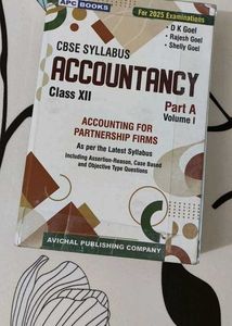 Class 12th Accountancy Book 📚