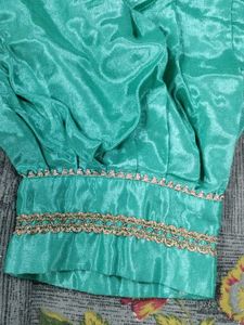 Afgani Salwar Suit With Organza Dupatta