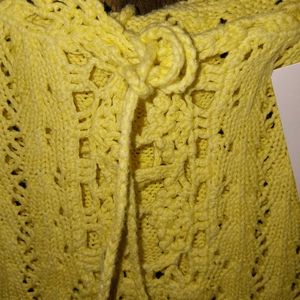 Yellow Knit Tank Top