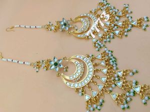 Royal Kundan Kaanchain Earrings