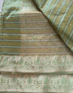 New Satin Silk Saree With Blouse Material ✨