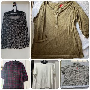 Assorted Women's Tops Set of 5