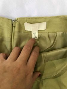 H&amp;m Linen-Blend Cargo Skirt