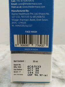 The Derma Co Face Wash