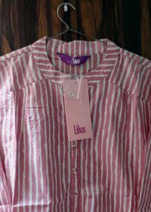 Pink Striped Kurti – Simple, Breezy &amp; Stylish