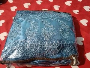 Elegant Blue Embroidered Lehenga Choli