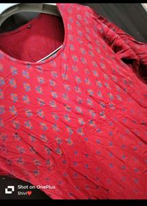 Red Gawn Kurti