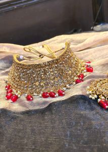 Golden Bridal Jewellery Set For Women