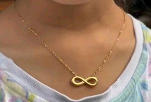 Gold Plated Stainless Steel Anti Tarnish infinity