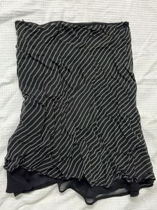 Black Stripes Skirt