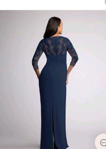 Elegant imported Navy Blue Ethnic Gown