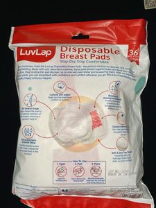 LuvLap Disposable Breast Pads - 36 Count