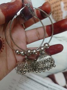Hoop Jhumka Earrings