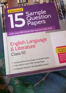Arihant's Isuceed 15 sample papers of english