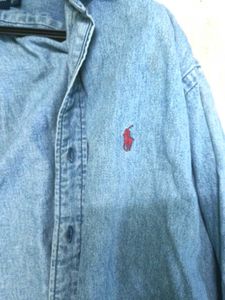 orignal denim ralph lauren shirt