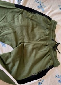 Olive Green Track Pants