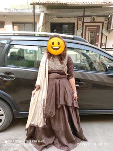 Elegant Brown Ethnic Dress