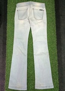 Light Wash Flare Leg Jeans