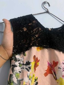 Baby Pink Floral Printed Top