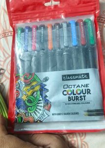 Pencil Pouch And Stick Pens