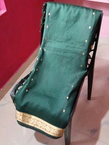 Bottle Green Kanchi Silk Saree
