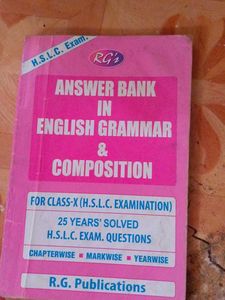 English Grammar Answer Bank