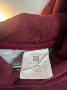 vintage Burgundy Bunny Graphic Hoodie