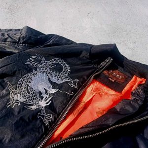 A Black Japanese 🍙 Streetwear Jacket