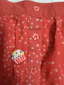 Cute Red Tiered Dress