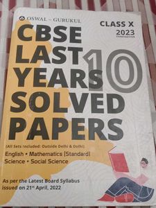 CBSE Class X Solved Papers