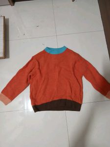 Color Block Crewneck Sweater