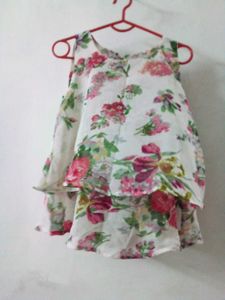 Floral Sleeveless Top