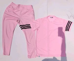 Pink Tracksuit Set