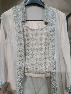 lengha blouse with jacket