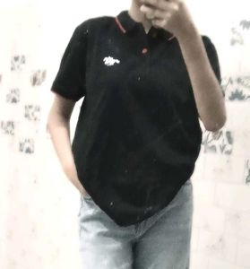 Black Polo T-Shirt