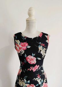 Vintage Printed Dress