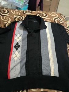 Striped Knit Pullover