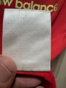 New Balance Essential Red DryFit TShirt