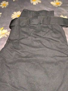 Buckled Black Shorts