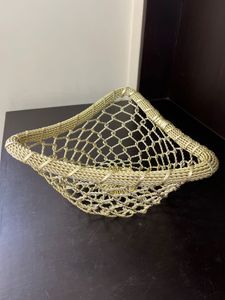 Cute Gold Metal Basket