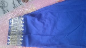 Royal Blue Stiched Dress