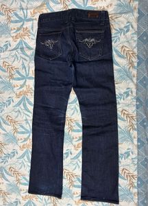 Dark Blue Bootcut Jeans