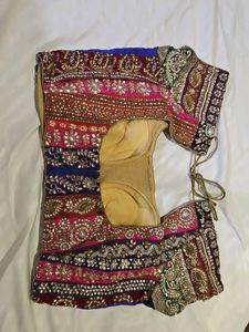 Embroidered Ethnic Blouse Heavy