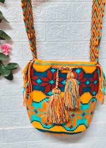 🎁Buy Two Get One Free🎁Colorful Handwoven 🧶 Bag
