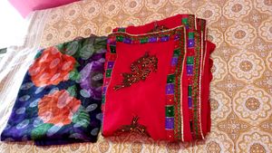 Elegant Red Saree