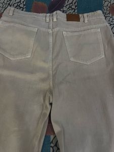 Beige Jeans