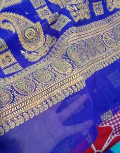 Elegant Blue saree with blouse